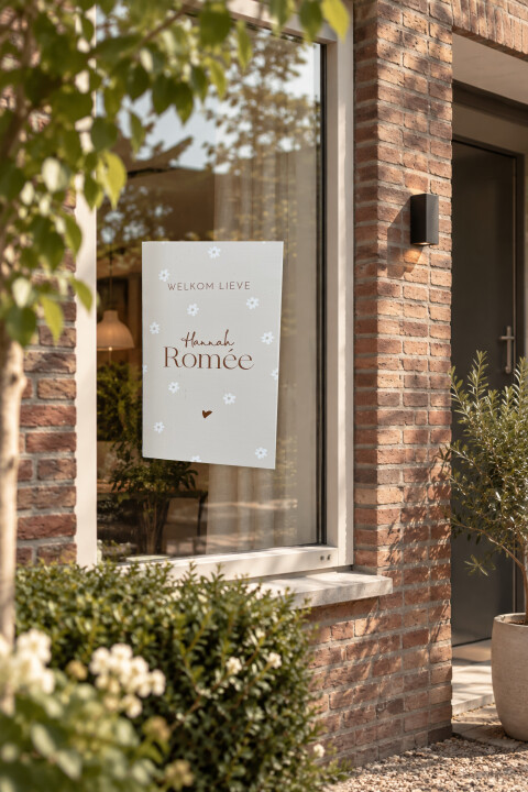 Geboorte raambord op maat | Studio Sproet