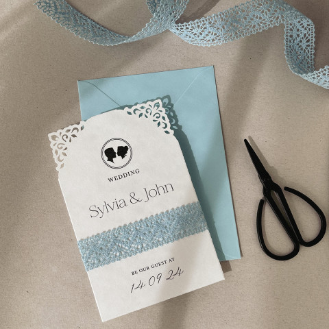 Bridgerton trouwkaart | Studio Sproet