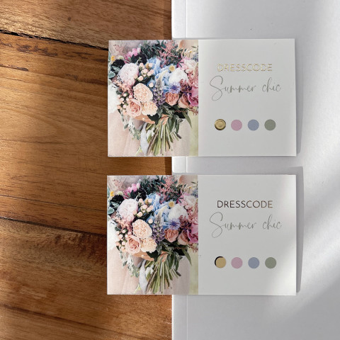 Dresscode kaartjes Summer chic | Studio Sproet