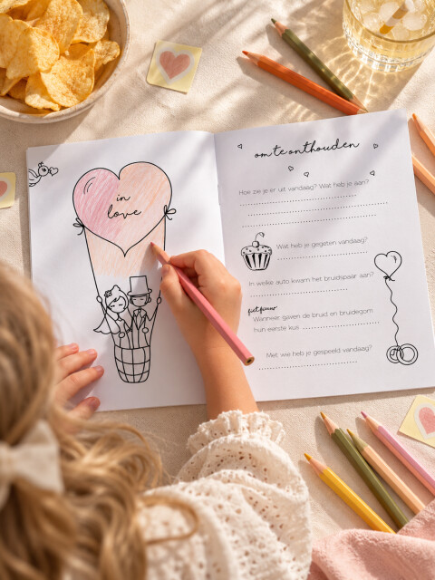 Kleurboekje bruiloft | Studio Sproet