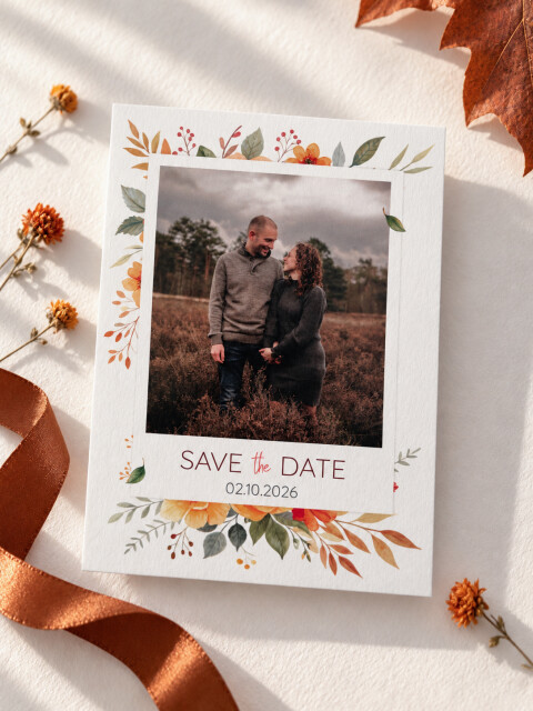 Save the date in herfstthema | Studio Sproet