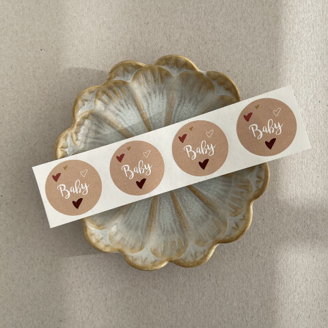 Sluitsticker geboortekaartje | Studio Sproet
