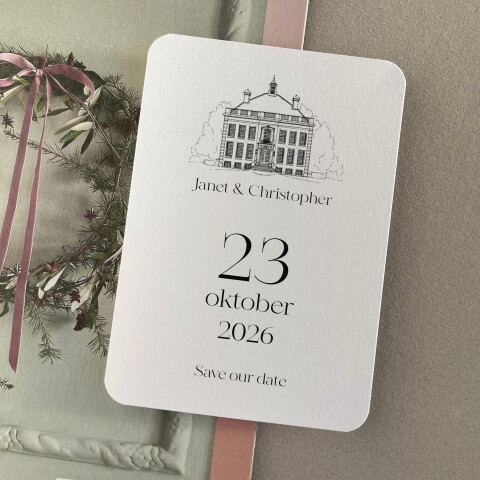 Save the date Buitenplaats Sparrendaal | Studio Sproet