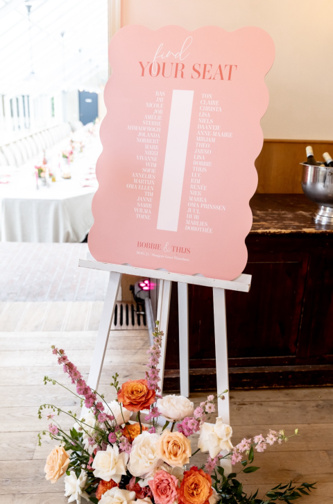 Bord tafelindeling | Studio Sproet