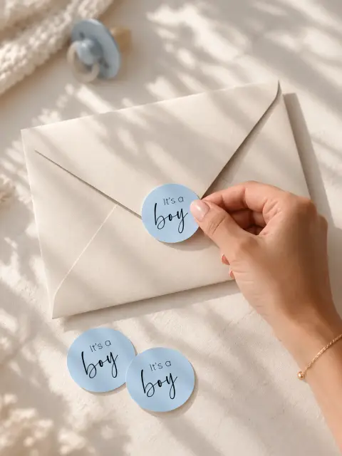 It's a boy sluitstickers | Studio Sproet